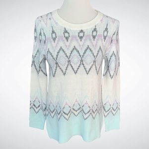 NWT GAP Pullover Sweater Pastel Diamond-Pattern